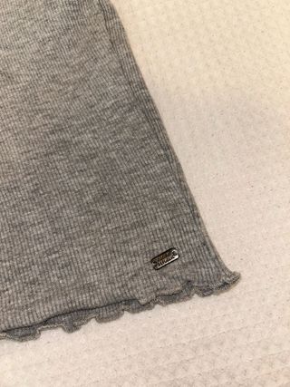 Pull&Bear Camiseta Manga Corta Gris Talla XS