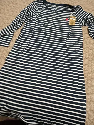 Vestido rayas azul y blanco