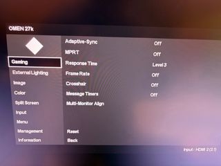 Monitor HP OMEN 27” 4K 144Hz