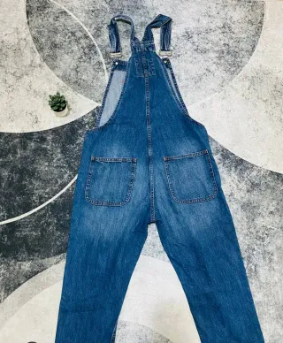 Salopette vintage in denim donna