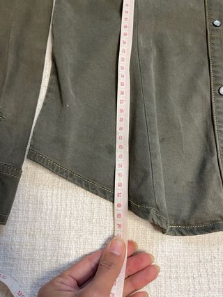 Camisa Zara 1975 Verde Militar