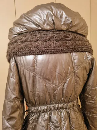 Giaccone donna color Perla