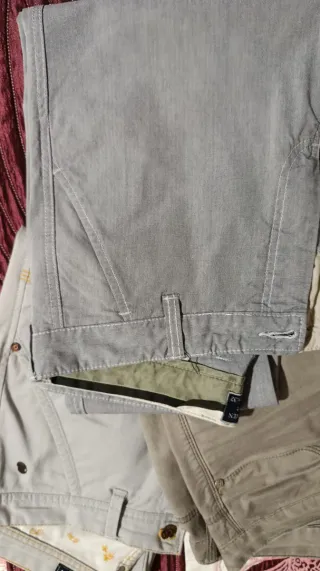 Pantalones GREEN COAST Beige Talla 44