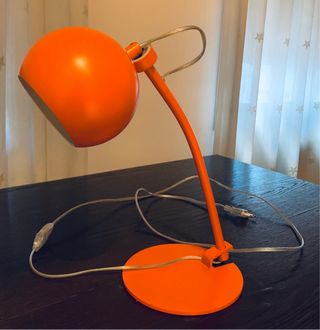 Flexo Naranja Retro Metálico