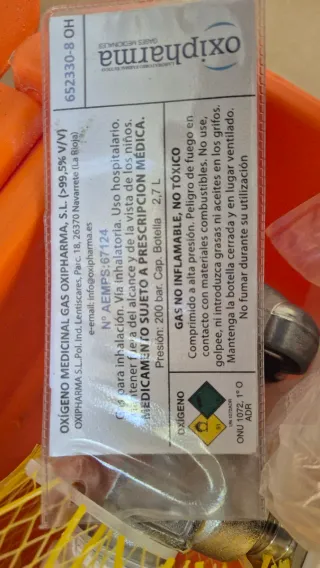 Equipo Oxigenoterapia.