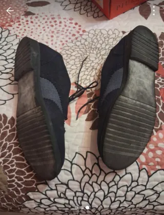 Zapatos comunion en dos tonos azules