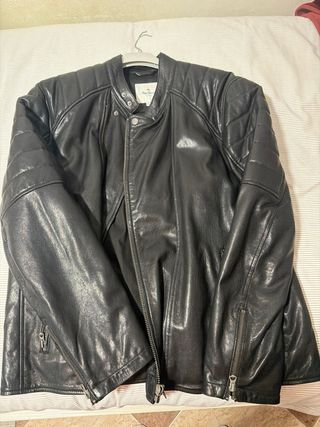 Chaqueta de cuero Pepe Jeans negra