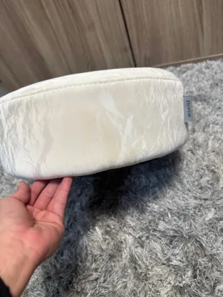 Butaca de terciopelo beige