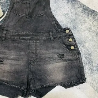 Salopette in denim vintage donna