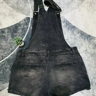 Salopette in denim vintage donna