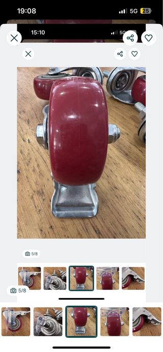 4 Rodas com Travão Novas