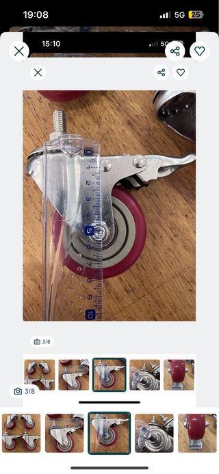 4 Rodas com Travão Novas