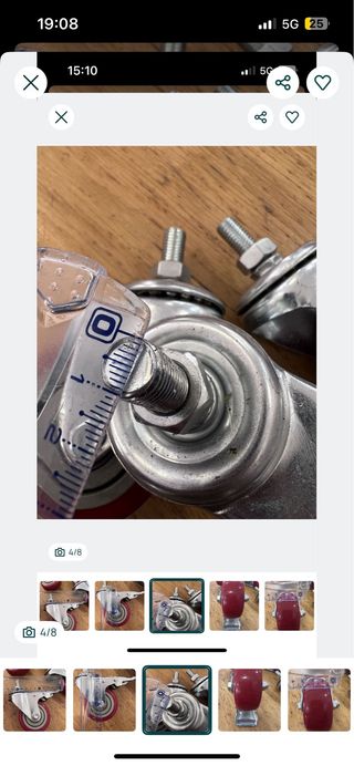 4 Rodas com Travão Novas