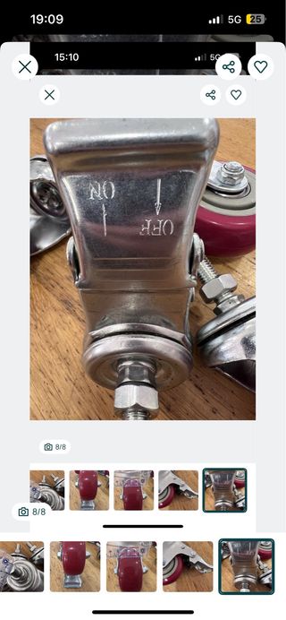 4 Rodas com Travão Novas