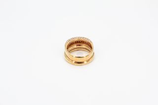 Anillo De Oro De 18K Con Diamantes.. Ref: 044-01-01022