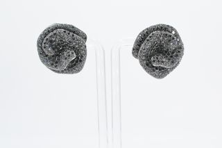 Pendiente De Oro Blanco De 18K.. Ref: 044-04-01026