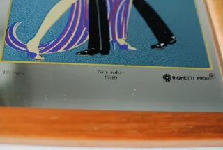 Quadro specchio Art Deco anni '30 vintage liberty