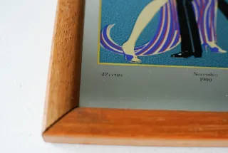 Quadro specchio Art Deco anni '30 vintage liberty