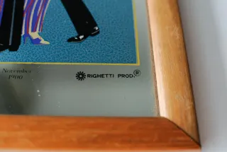 Quadro specchio Art Deco anni '30 vintage liberty