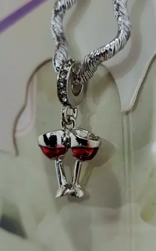Charm Copas Vino *Gourmet* Brinda por el Amor