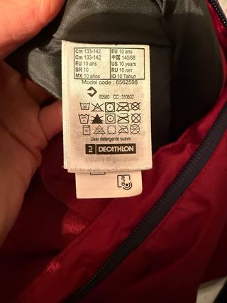 Mono de esquí infantil 9-10 años