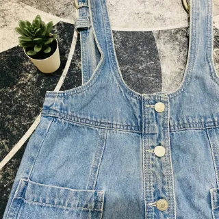 Salopette in denim vintage donna