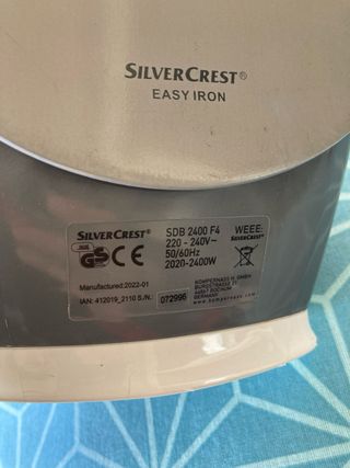 Ferro de engomar Silvercrest