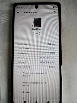 Móvil IMITACION Samsung Galaxy S26 Ultra