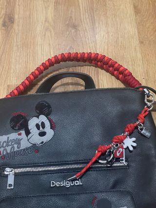 Mochila Desigual Mickey Mouse Negra Roja