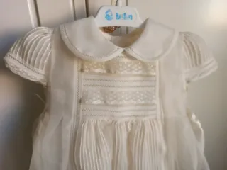 Vestido de Bautizo Blanco completo