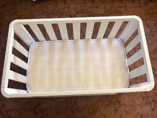 Minicuna blanca DOCO con ruedas