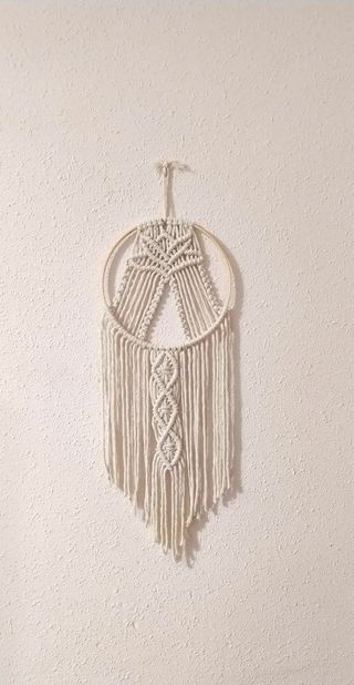Macramé Decoración Pared Aro