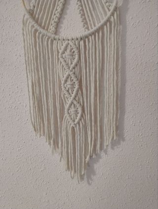 Macramé Decoración Pared Aro