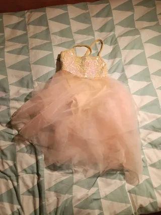 Traje de bailarina con lentejuelas 6 años