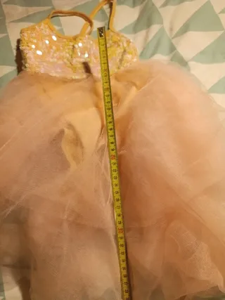 Traje de bailarina con lentejuelas 6 años