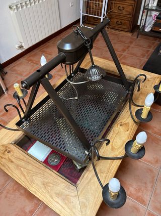 Lámpara de techo hierro forjado