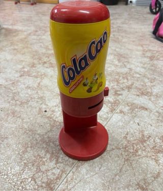 Dispensador Cola Cao Original Rojo y Amarillo