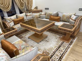Salón Marroquí Sofá Conjunto Dorado 642145371