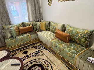 Salón Marroquí Sofá Conjunto Dorado 642145371