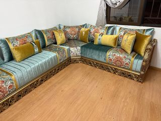 Salón Marroquí Sofá Conjunto Dorado 642145371