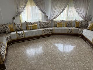 Salón Marroquí Sofá Conjunto Dorado 642145371