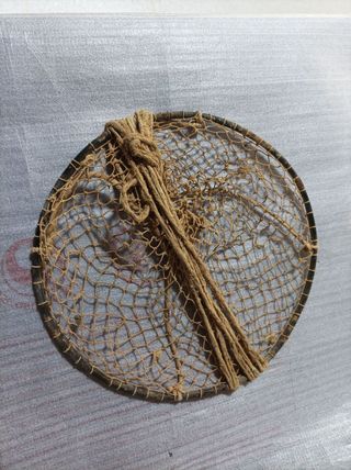 Lote 2 redes para pesca de cangrejos vintage