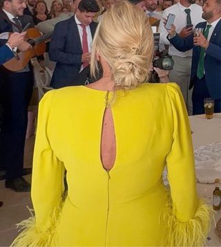 Vestido Rosa Clara Verde Lima