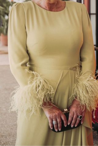 Vestido Rosa Clara Verde Lima