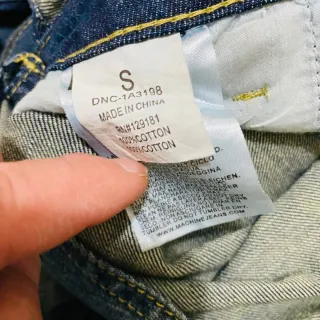 Salopette in denim vintage da donna