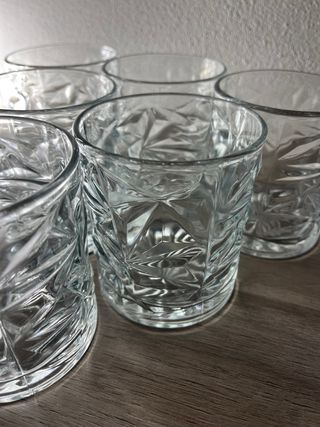 Set 6 Bicchieri Tumbler Vetro