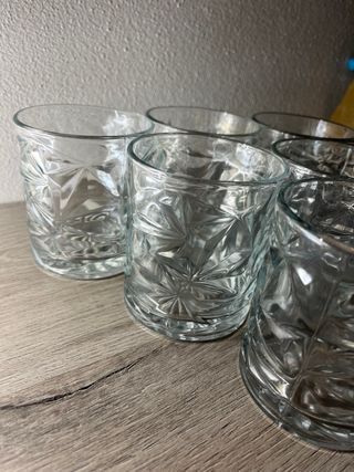 Set 6 Bicchieri Tumbler Vetro