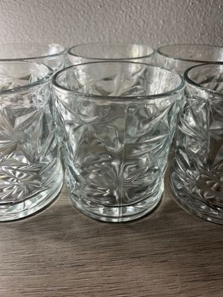 Set 6 Bicchieri Tumbler Vetro