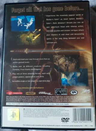 Baldur's Gate: Dark Alliance PS2