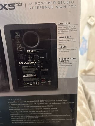M-Audio BX5 D3 Monitores Estudio (Pareja)